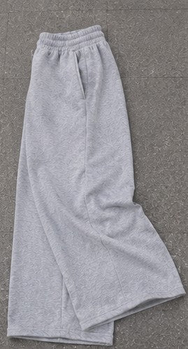 Cloud Lounge Wide Leg Sweatpants – Grau