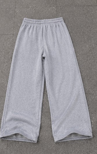 Cloud Lounge Wide Leg Sweatpants – Grau