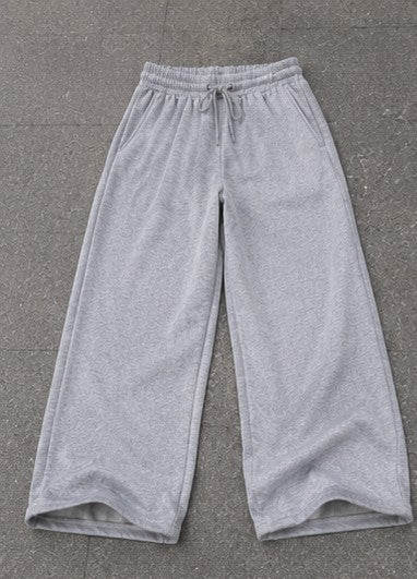 Cloud Lounge Wide Leg Sweatpants – Grau